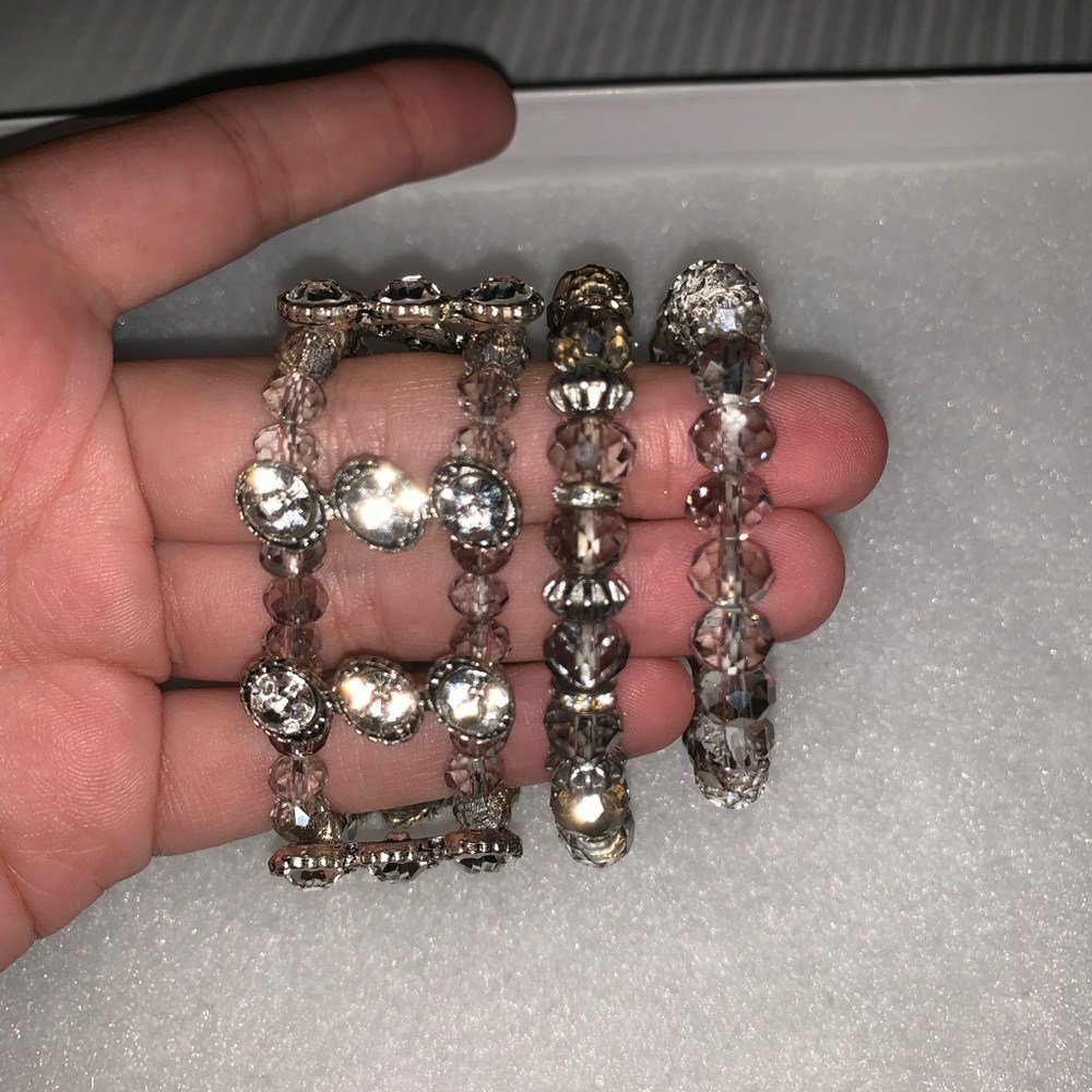 SILVER BRACELET SET